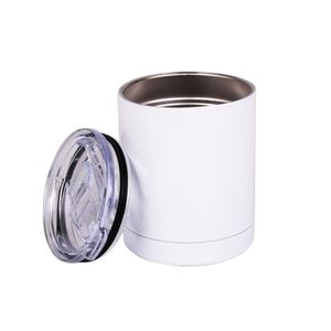 Sublimering isolerad 10 oz rostfritt stål tumlar reser tumbler kaffemugg vin kopp kaffemuggar med handtag