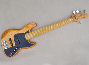 5 strängar Electric Bass Guitar med Maple Fingerboard Ash Body