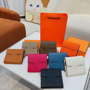 Designer 8 färg plånbok kedja crossbody womens läder klaff enkel axel väska hög kvalitet lyxiga casual kuvert väskor byter handväska kreditkortsäck