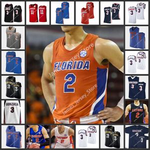 3 Andrew Nembhard Basketball Jersey Florida Gators zszyte koszulki College 2022 NCAA Zags Gonzaga School Basketball Ends