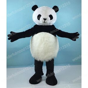 Christmas Panda Mascot Costumes High quality Cartoon Character Outfit Suit Halloween Outdoor Theme Party Carnival Festival Fancy dress