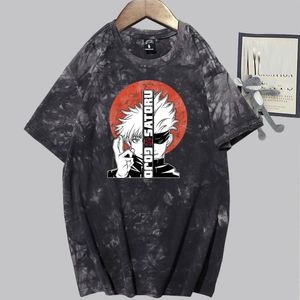 T-shirt da uomo Uomo Donna Jujutsu Kaisen T-shirt anime Harajuku Girocollo maniche corte Tie Dye