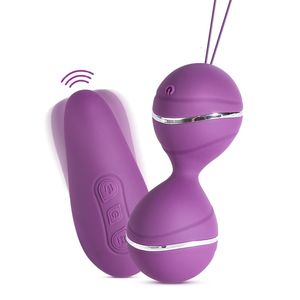 Massager giocattolo per giocattoli per giocattoli per la masturbazione wireless uovo vibrante con palline muscolari vaginali a telecomando giocattoli geisha per donne cono sfera anale lc5m lc5m