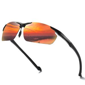 Sunglasses DJXFZLO Polarized Sun Glasses Plastic TR90 Frame Driving Sports Men Retro UV400 Anti-glare Goggles