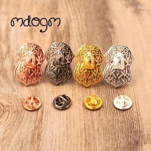 Spille Spille Mdogm 2022 Foundland Dog Animal And Birthday Suit Cute Funny Metal Small Collar Badges Regalo per uomini maschi B1241 Marc22