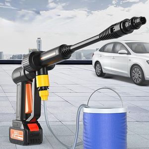 Water Gun & Snow Foam Lance 66BAR Electric Car Washer High Pressure Cleaner Nozzle For Auto Cleaning Care Cordless Protable Wash SprayWater