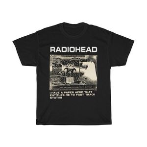 Radiohead Camiseta Homens Moda Verão Algodão Camisetas Crianças Hip Hop Tops Arctic Monkeys Tees Mulheres Tops Rock Boy Camisetas Hombre 220607