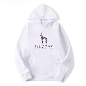 2022 Hazzys Brand Fall Uniform Color Hoodie Men Women Street Fashion Hip Hop Sportswear T-shirt Collar