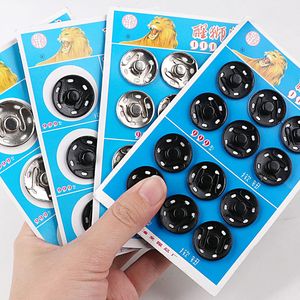 Bebek Düğmeleri toptan satış-Dikiş kavramları araçları görünmez snap metal bebek giysileri küçük düğme kazak anti ışık düğmesi
