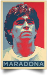 Wholesale unique kitchen decor resale online - Retro Wall Decor for Kitchen Diego Maradona Poster Diego Armando Maradona Unique Photo Art Print Wall Art Hope