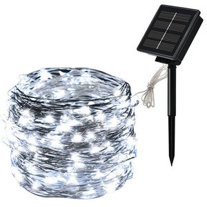 LED Solar Lights Outdoor Waterproof Fairy Garland String Lights Christmas Party Garden Lamp Decoration Festival 10m