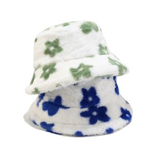 Berrette di cappelli da secchio inverno in finto pelliccia per donne addensata ragazza calda e calda berretto da pescatore outdoor lady pluhi