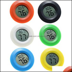 Mini Portable Lcd Digital Thermometer Hygrometer Fridge Zer Tester Temperature Humidity Meter Detector Dh3001 Drop Delivery 2021 Household T