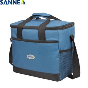 SANNE 16L Big Capacity Thermal Picnic Tote Food Storage Cooler Bag for Family Insulated Ice Cooler Bags for Women Men Outdoors 220718