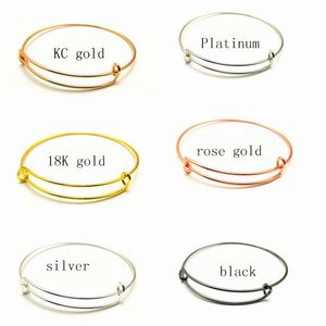 Wholesale diy bracelets for sale - Group buy Expandable Wire Blank Bracelet Bangle for Handmade Jewelry DIY Adjustable Bracelets Making Accessories