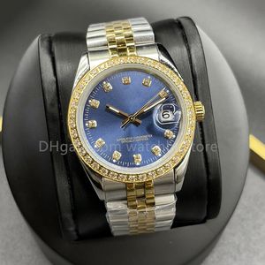 Watchbr-U1 41mm 36mm Relógios Mecânicos Automáticos Mens Bezel Aço Inoxidável Mulheres Diamante Senhora Relógio Impermeável Luminoso Relógios de Pulso de Alta Qualidade 001