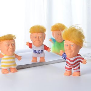 Новые 10 см президентского вентиляционного отверстия Trump Model Toys Toys Toys Toys Troll Doll Trick Toys Toys Droder доставка DHL