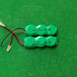 200pcs /Los 80MAH 3.6V wiederaufladbare Taste -Zell -Akku /NIMH -Akku