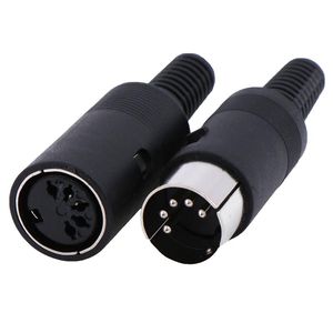 Outros acessórios de iluminação 1pc Male/fêmea DIN Plug Socket Connector Chassis Mount 3/4/5/6/7/8 PIN atacadaleions