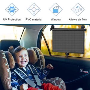 Stroller Window Shades Car Sunshade Children Pets Roller Blinds Retractable UV Glare Foldable High Quality