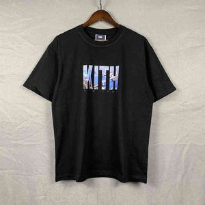 القمصان للرجال وصيف Kith Tokyo Short Sleeve Fashion Trend Cherry Print Thirt Women’s Thirt 6FXG 08 TSHIRTS THERT THERT