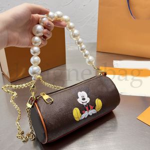chain bag Pearl Cylindrical Cartoon CrossBody Luxury Designer Brand Fashion Shoulder Bags Handbags High Quality Women Letter Purse Phone bag