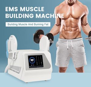 Professional 2 handles hiemt ems whole body contouring slimming slim build muscle stimulator lifting buttock hip lift cellulite removal equipment for commercial