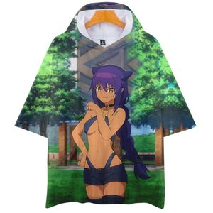 Herr t-shirts the Great Jahy kommer inte att besegras anime huva t-shirt 3d sommar kort ärm tshirt harajuku streetwear mode klädsmän