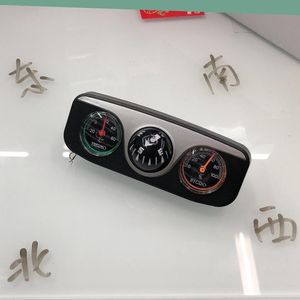 アウトドアガジェットミニ3 in 1ガイドボール内蔵自動コンパス温度計湿度計装飾装飾品車のインテリアアクセサリーアウトドア