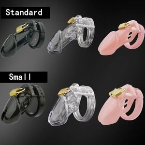 Wholesale chastity cage size for sale - Group buy Sex Toy Massager Size Male Chastity Cage Device Small standard Cock with Rings Erotic Urethral Brass Lock Locking Toys for Men Adults