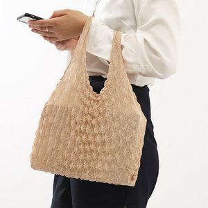 Evening Bags SALE Magic Expansion Pleated Flexible Stretch Mini Bag Large Capacity Elastic Portable Shopping Handbag Tote BagEvening