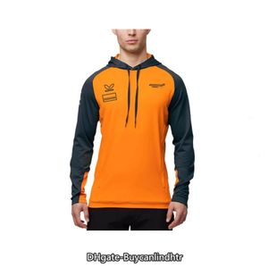 F1 McLaren Hoodies dos homens e moletons Fórmula One Corrida Terno Ao Ar Livre Team Dolando Mamão Super Moletom Com Capuz Esportes Com Capuz