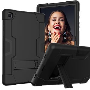 Militär tungt robust rustningsfodral för Samsung Galaxy Tab A7 10,4 tum T500 T505 T507 T505N Impact stockproof Silikonplast Kickstand -tablettskydd