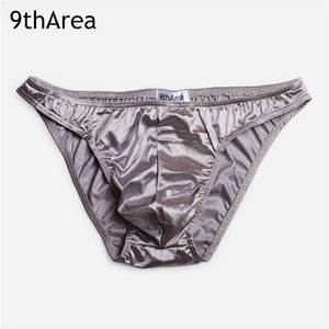 9thArea männliche Unterwäsche Herren Slips Cheeky Low Waist Helle reine Farbe Vitality Fashion Herren Unterhosen Männer Intimo Uomo Sexy Mann T200517