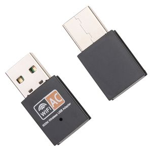 600 Mbit/s 2,4 GHz 5 GHz Dualband USB-WLAN-Adapter, drahtlose Netzwerkkarte, WLAN-Dongle für PC, Computer, Laptop