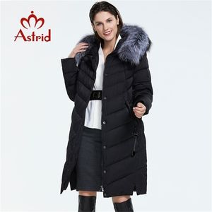 Astrid Winter Arvival Wind Stakey Women مع طوق فراء ملابس فضفاضة الملابس الخارجية جودة النساء Winter Winter Coat FR-2160 211120