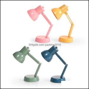 Andere Hausgarten-LED-Mini-Schreibtischlampe, faltbar, magnetisches Nachtlicht, Schlafzimmer, Studie, Lesebuchlampen mit Clip-Augenschutz