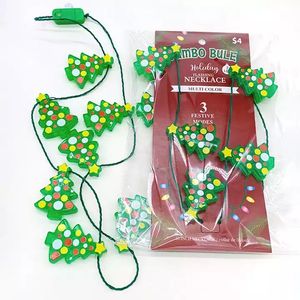 Customization New Led Christmas Light Necklace String Lights Christmas Party Supplies