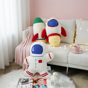 Space Series Pillow Child Room Bedside Decoration Cute Pillow Spaceship Rocket Plush Toy Doll Office Cushion SOFA LIVIN LJ201126