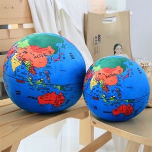 Simulering Globe Tellurion Plush Toy Filled Toy Sofa Pillow Cushion Children's Toys Present Office Decoration Home Decoration T200901