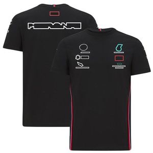 F1チームユニフォームメンズファンレーシングスーツサマーカジュアルクイックドライTシャツプラスサイズポロシャツはカスタマイズできます