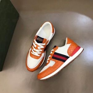 Högkvalitativ lyxdesignerskor män casual sko kalvskinn sneakers Kohuden inuti är mycket bekväm MJJJ145665