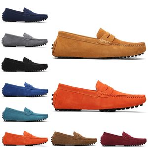 Gai Yeni Tasarımcı Loafers Sıradan Ayakkabılar Erkekler Des Chaussures Vintage Üçlüler Siyah Yeşil Kırmızı Mavi Mens Spor Ayakları Yürüyüşleri Jogging 38-47 Toptanes