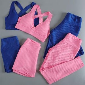 Anti Cellulit 3 Piece Set Women Gym Sets Crop Top And Fitness Leggings Sport Shorts Tracksuit Sports Suit 220704