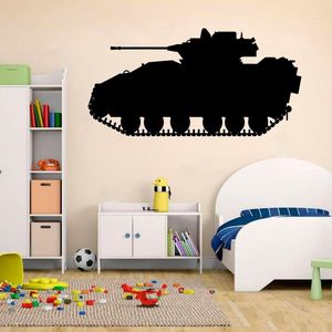 Wandaufkleber Tank Home Dekoration Accessoires wasserdichte Abziehbild für Kinderzimmer Boy Schlafzimmer Dekor Wand G601