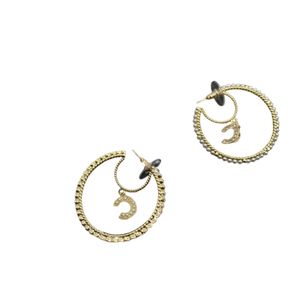 Pearl Hoop Earring Designer Jewelry Women Gold Stud Love Earrings C Letter Hoops 2022