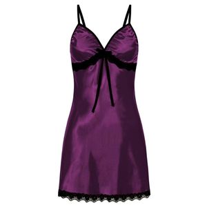 2023 Women's Sleepwear Womens Sexy Underwear Night Dress Plus Size Lace Bow Lingerie Babydoll Nightwear Sleepshirt Erotic PY20%