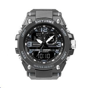 2022 cwp Waterdichte horloges Mannelijke Sport Klok SMAEL Merk Rode Kleur LED Elektronica Chronograaf Auto Datum Horloge Outdoor Sport gift P8