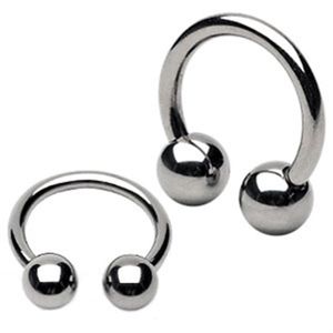 Steel Horseshoe 316L Surgical Steel Nose Labret Ear Piercing Hoop Ring Eyebrow Universal 16G Body Jewelry Whole2236