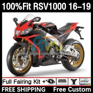 Injektionsmögelmässor för Aprilia RSV4 RSV 1000 RSV-1000 RSV1000 R RR 16 17 18 19 Kroppsarbete 5DH.28 RSV1000RR 2016 2017 2018 2019 RSV1000R 16-19 OEM Body Strike Black Black